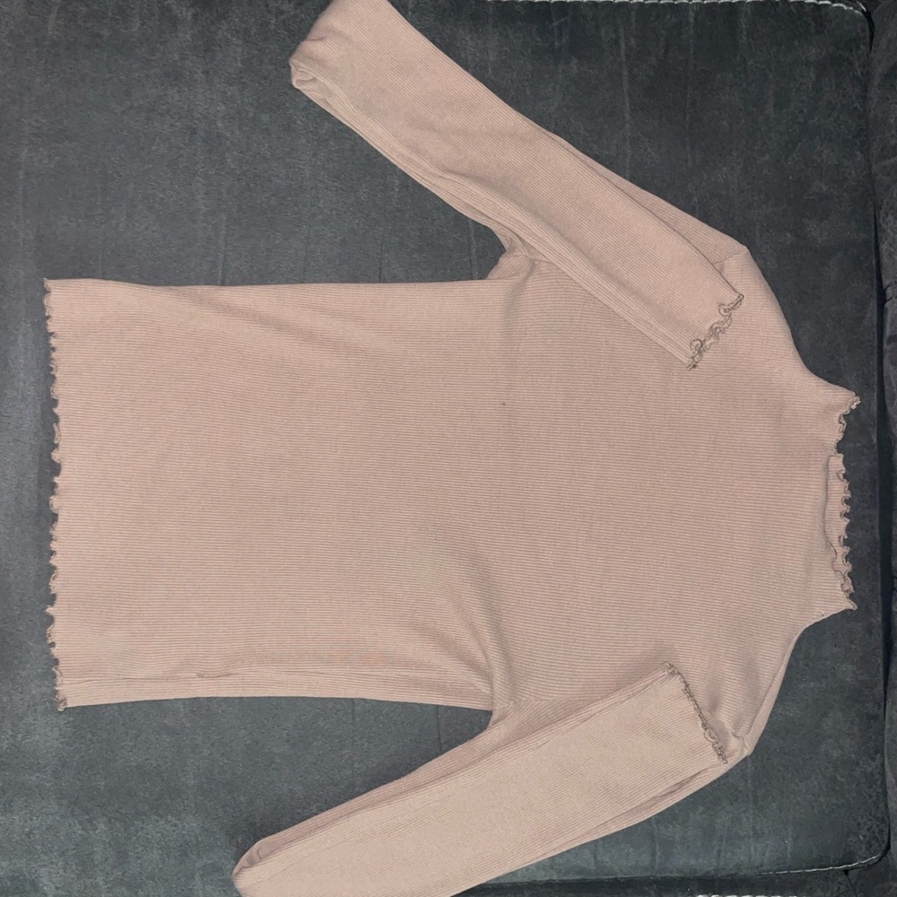 Forever 21 Turtleneck Sweater in Beige